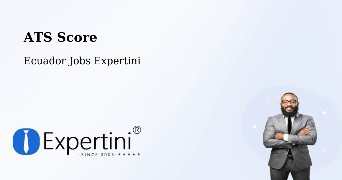 Resume ATS Score & Job Description Match Tool – Machala - Ecuador Jobs Expertini