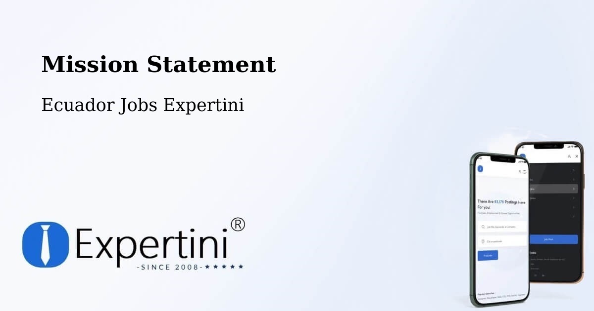 Corporate Mission – Machala - Ecuador Jobs Expertini